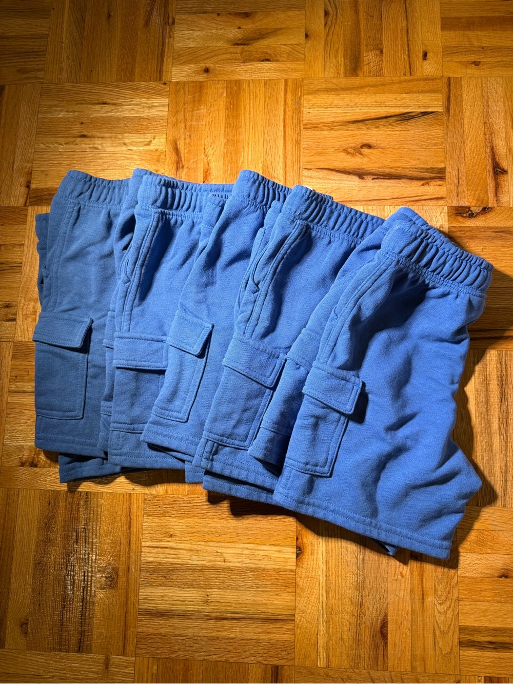 Boys Summer Shorts Set of 5 Blue (Never worn)
